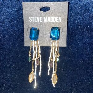 Steve Madden Earrings Colorful Dangle Bling Earrings Sold Out in Stores 🆕 💎